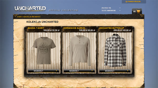 Uncharted Store Sklep PL